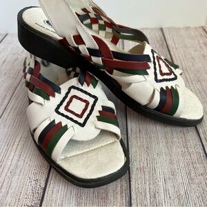 Dr. Scholl’s Leather Aztec Sandals 8.5